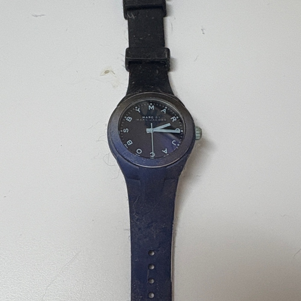 Marc by Marc Jacobs Black and Navy Watch